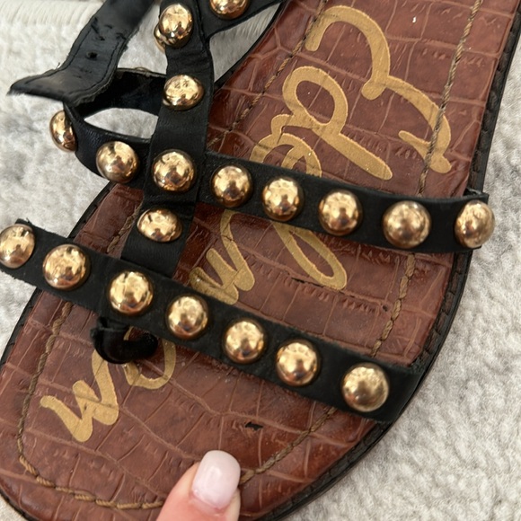 SAM EDELMAN STUDDED GLADIATOR SHOES - Picture 5 of 5